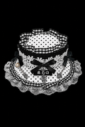 ゴシック・ロリータ　黒と白のポルカドット