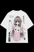 anime girl moe shirt pink