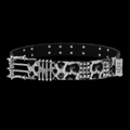 leo print belt
