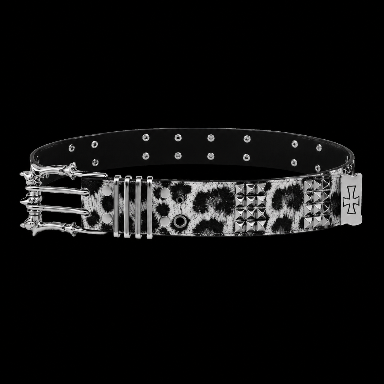 leo print belt