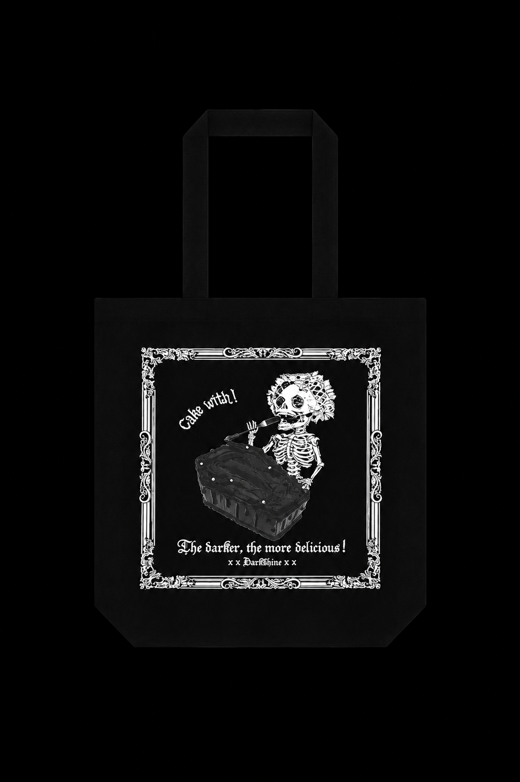 black skull bag