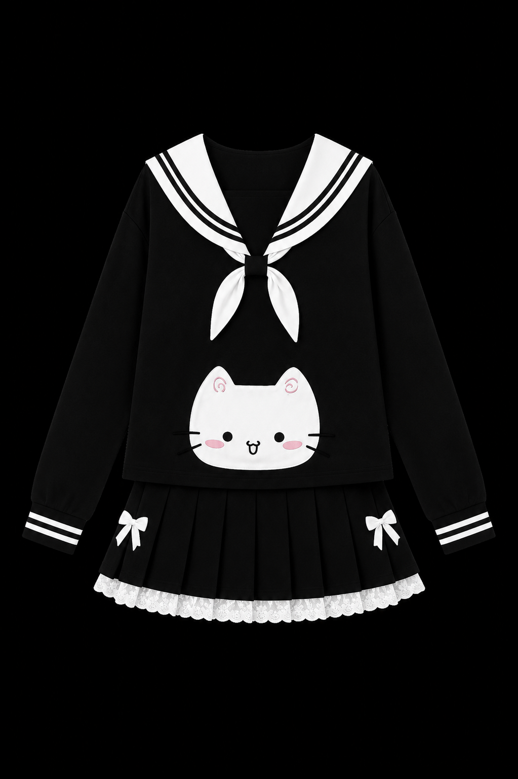 black and white sailor shirt