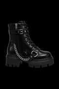 japanese black boots womans