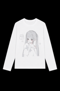 anime girl white shirt