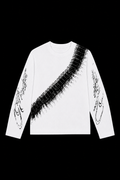 men white bullet belt shirt