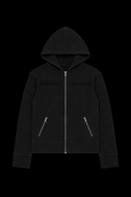 mens black zipper hoodie