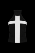 black cross womans shirt