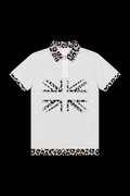 cheetah print white shirt